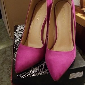 Liliana purple high heels